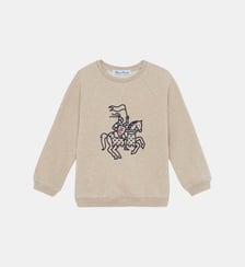 Pull - Sable coton imprimé chevalier Tartine Et Chocolat