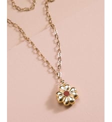 Collier Mazarine Doré Flowers for Zoe
