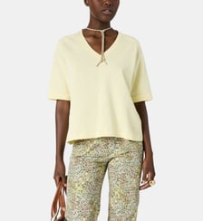 T-shirt V en coton - MARISA Gerard Darel