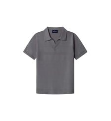 Polo Tricoté Texturé À Manches Courtes Coupe Regular Hackett London