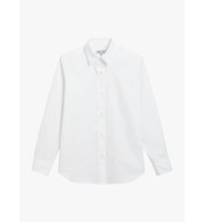 chemise blanche en sergé de coton Agnès b.