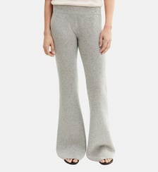 Pantalon évasé à côtes Bompard