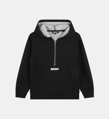 Sweat-shirt à capuche et poche DKNY
