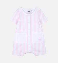 Combishort à rayures BOSS Kidswear