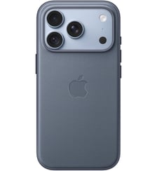 Coque iPhone 18 Pro TechWoven Bleu Chambray Ma Apple