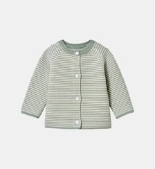Cardigan rayé  - Coton biologique Cyrillus