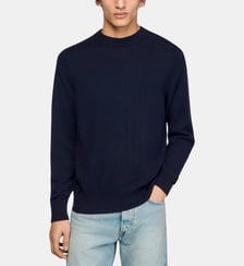 Pull droit en cachemire unisexe Sandro