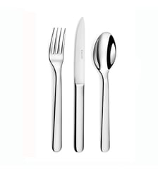Couverts entrée, fromage, dessert pour 6 personne en acier inoxydable Couzon