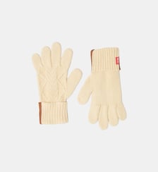 Gants en maille de laine et coton Diesel