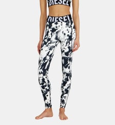 Leggings en microfibre imprimée Diesel
