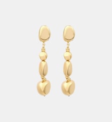 Boucles d'oreilles clips   doré à l'or fin - Loulou Satellite