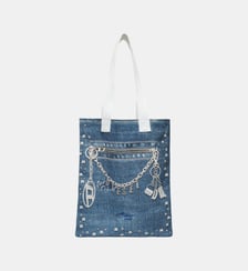 Sac cabas Wrisy effet denim Diesel Kids