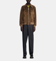 Blouson à col cassé avec fermeture Sandro