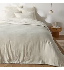 Dessus de lit coton et sherpa La Redoute Interieurs