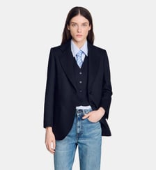 Veste de tailleur à rayures Sandro