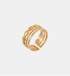 Bague 3 rangs en acier inoxydable Balaboosté