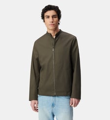 Veste en toile col pressionné Ikks