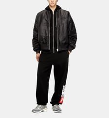 Blouson aviateur rembourré avec broderie Oval D Diesel