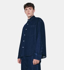 Chemise à la mode 1/1 Oversized Col Kent Studio Seidensticker