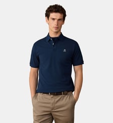 Polo Coupe Regular À Manches Courtes Avec Logo Hackett London