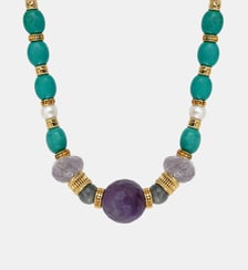 Collier ajustable   doré à l'or fin - Tiki Satellite