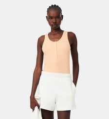 Débardeur slim fit coton côtelé Lacoste