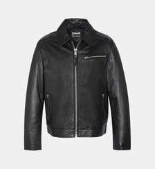 Blouson casual, cuir d'agneau Schott