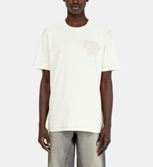 T-shirt classique avec écusson brodé Diesel