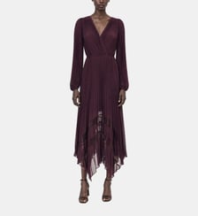 Robe longue plissée The Kooples
