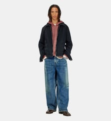 Veste en denim à rayures fines Diesel