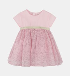Robe de cérémonie avec imprimé Karl Lagerfeld Kids