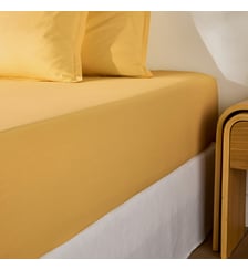 Drap housse percale coton, bonnet 35cm, Scenario La Redoute Interieurs