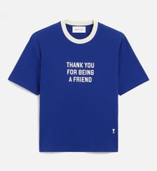 T-shirt thank you for being à friend unisexe en coton AMI Paris