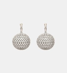 Boucles d'oreilles dormeuses rondes   - Betty Satellite