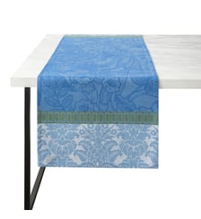 Chemin de table Escapade Tropicale 100% lin Le Jacquard Francais