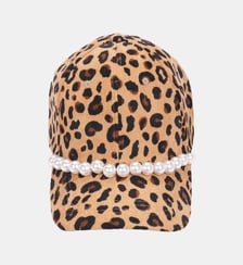 Casquette en velours et perles ALISE Wild