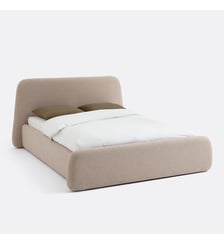 Lit avec sommier, tissu texturé La Redoute Interieurs
