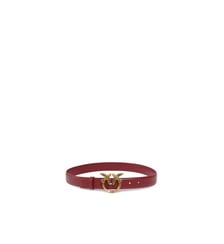 Ceinture love birds en cuir 3cm Pinko