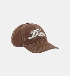Casquette de baseball avec patch logo script Diesel