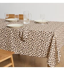 Nappe imprimé léopard, en coton La Redoute Interieurs