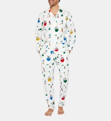 Pyjama boutonné en Pilou des Vosges - Mont Pyjama Arthur