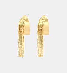 Boucles d'oreilles tiges percées   doré à l'or fin - Ashanti Satellite