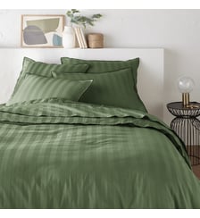 Housse de couette en satin de coton lavé, 118 fils La Redoute Interieurs