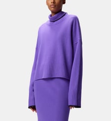 Pull à col roulé en maille Pinko