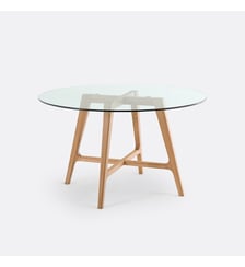 Table à manger ronde 4 à 6 couverts Zoleta La Redoute Interieurs