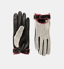 Gants Biarritz Crochet Femme Mobilités Cuir Non Doublés Agnelle