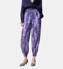 Pantalon large à imprimé serpent Pinko