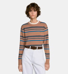 Pull à rayures effet 2-en-1 Sandro
