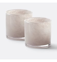 Lot de 2 photophores en verre coloré La Redoute Interieurs