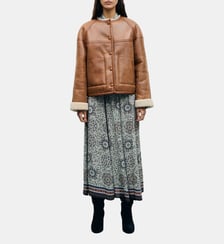 Blouson réversible en peau lainée - FAWN Gerard Darel